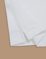 Áo polo nam ngắn tay cổ dệt họa tiết phối màu