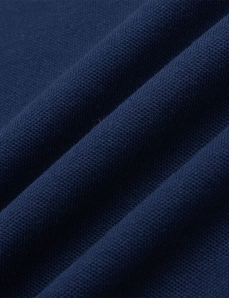 Áo polo ngắn tay nam cổ dệt in logo