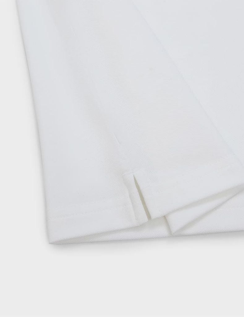 Áo polo ngắn tay nam cổ dệt phối hai màu áo