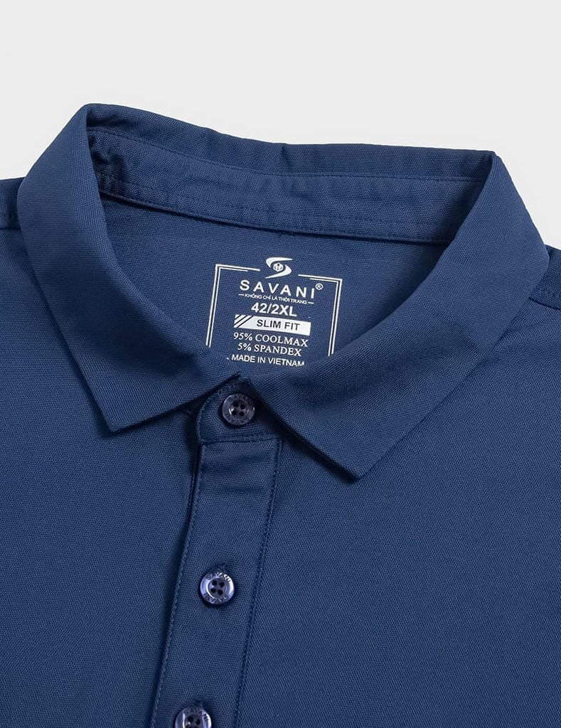 Áo polo nam coolmax thêu logo ngực