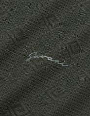 Áo polo ngắn tay nam thể thao bo rip cổ tay thêu logo trước ngực