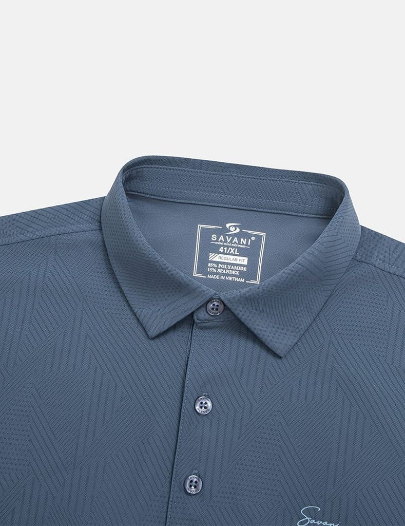 Áo Polo nam ngắn tay thể thao in logo ngực