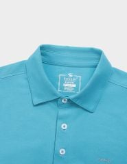 Áo polo nam ngắn tay nẹp cổ cắt trang trí