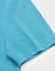 Áo polo nam ngắn tay nẹp cổ cắt trang trí