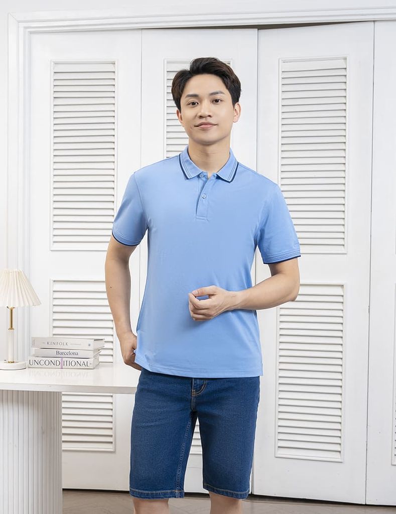 Áo thun có cổ ngắn tay nam MPU005S4