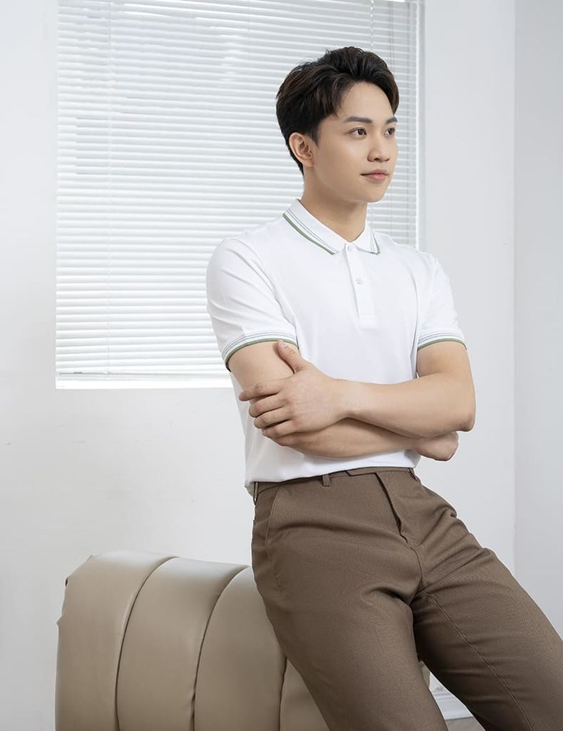 Áo thun có cổ ngắn tay nam MPU005S4