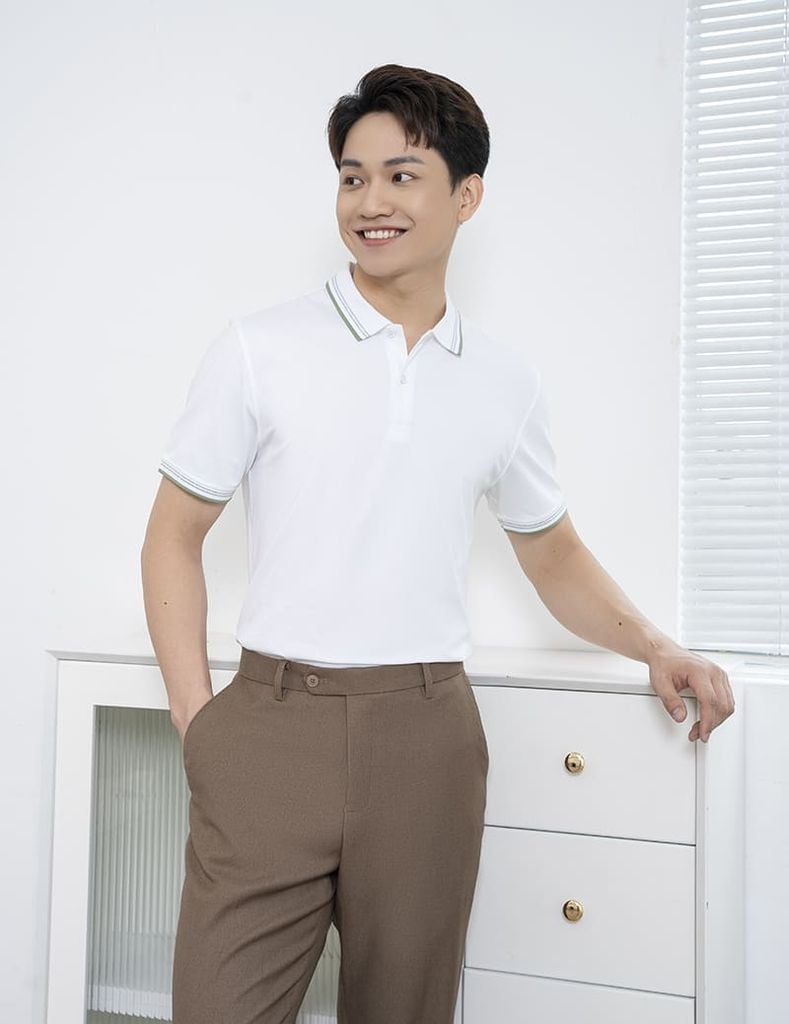 Áo thun có cổ ngắn tay nam MPU005S4