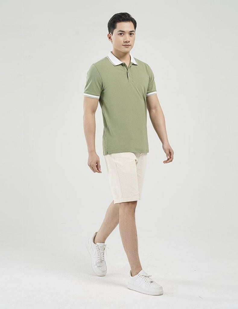 Áo thun có cổ ngắn tay nam MPU021S4