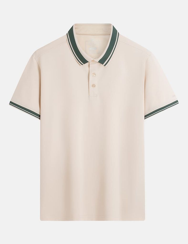 Áo phông có cổ nam mắt chim xẻ tà dáng ôm