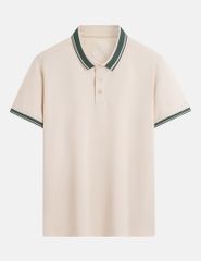 Áo phông có cổ nam mắt chim xẻ tà dáng ôm