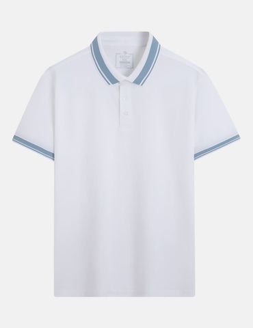 Áo phông có cổ nam mắt chim xẻ tà dáng ôm