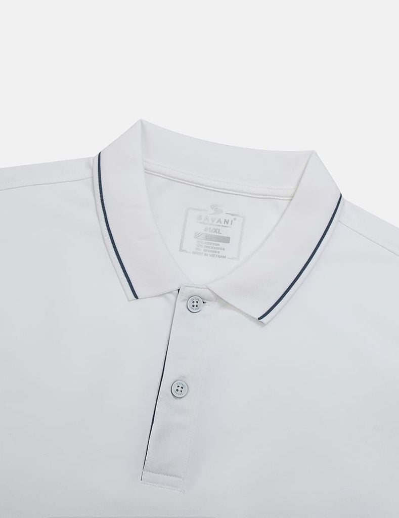 Áo polo nam ngắn tay phối line