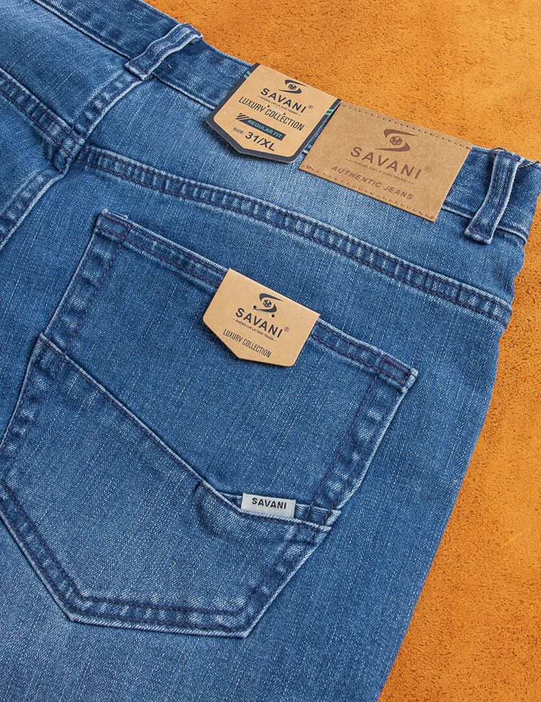 Quần jean nam mài nhẹ