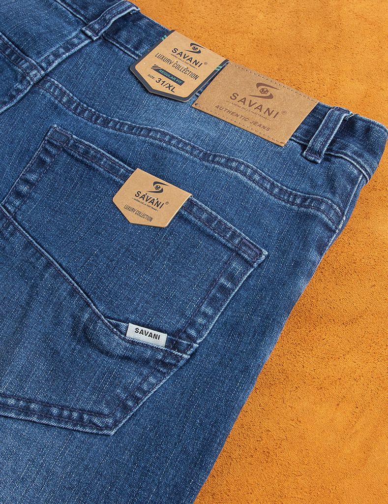 Quần jean nam mài nhẹ