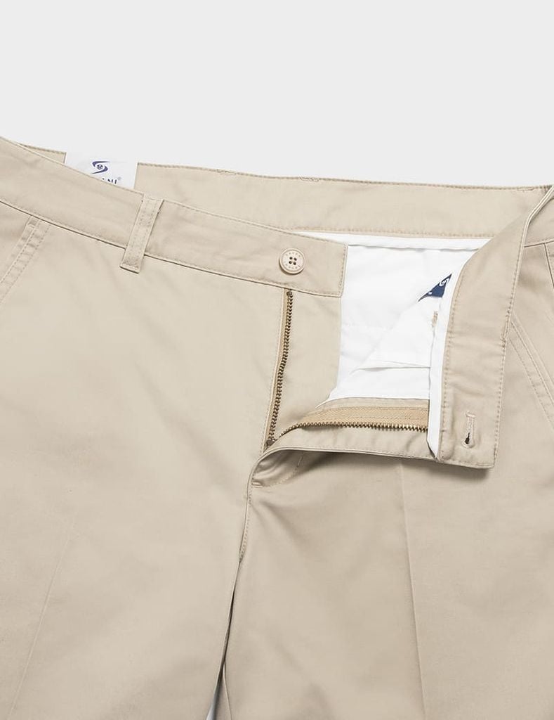 Quần khaki nam cạp thường dáng ôm vừa