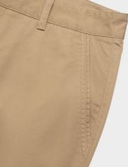 Quần khaki nam cạp thường dáng ôm vừa