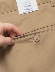Quần khaki nam cạp thường dáng ôm vừa