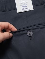 Quần khaki nam cạp thường dáng ôm vừa