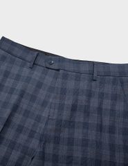 Quần short âu kẻ nam cạp quai nhê