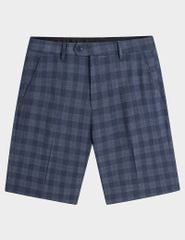 Quần short âu kẻ nam cạp quai nhê