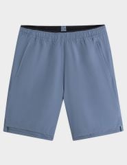 Quần short gió nam cạp chun túi khóa gấu xẻ tà