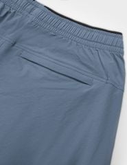 Quần short gió nam cạp chun túi khóa gấu xẻ tà