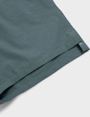 Quần short gió nam cạp chun túi khóa gấu xẻ tà