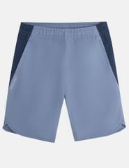 Quần short gió cạp chun túi khóa chéo phối sườn