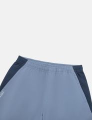 Quần short gió cạp chun túi khóa chéo phối sườn
