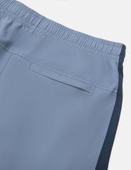 Quần short gió cạp chun túi khóa chéo phối sườn