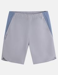 Quần short gió cạp chun túi khóa chéo phối sườn