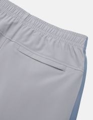 Quần short gió cạp chun túi khóa chéo phối sườn