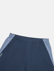 Quần short gió cạp chun túi khóa chéo phối sườn