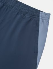 Quần short gió cạp chun túi khóa chéo phối sườn
