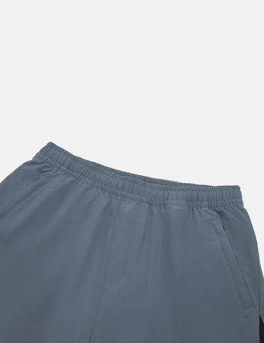 Quần short gió nam cạp chun phối hai bên sườn