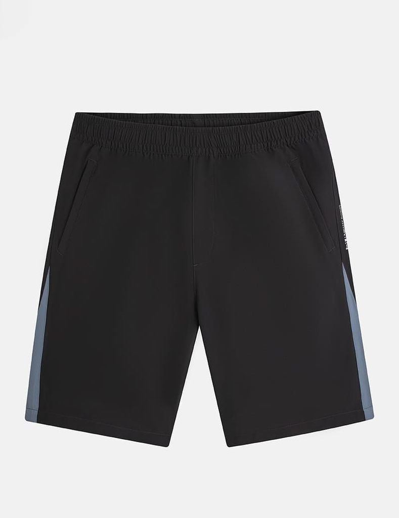Quần short gió nam cạp chun phối hai bên sườn