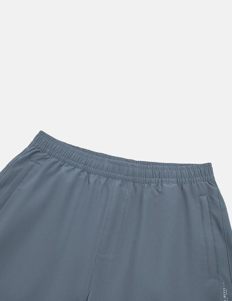 Quần short gió cạp chun phối ống quần