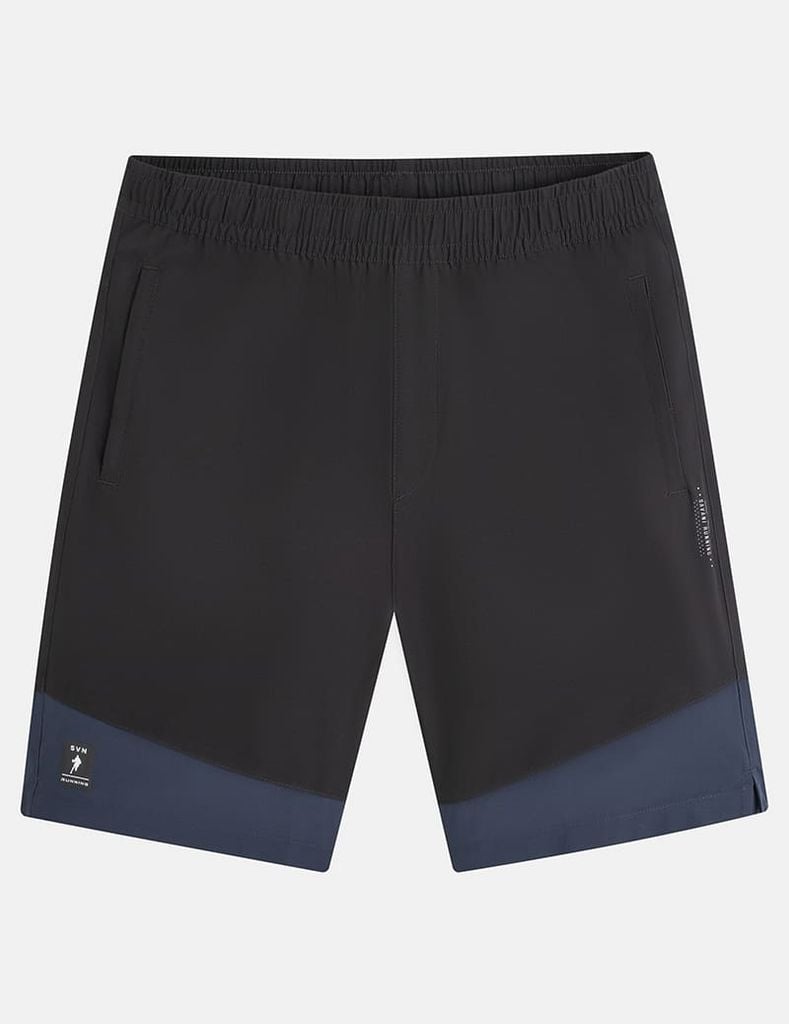 Quần short gió cạp chun phối ống quần