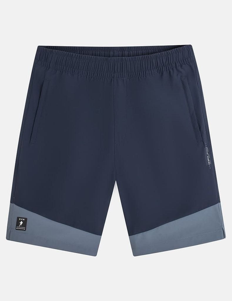Quần short gió cạp chun phối ống quần