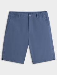 Quần short gió cạp âu túi khóa xẻ gấu