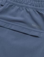 Quần short gió cạp âu túi khóa xẻ gấu