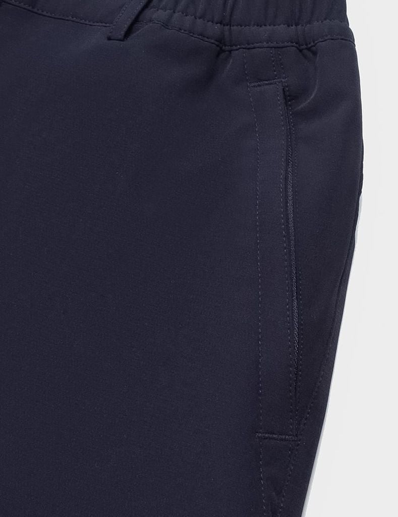 Quần short gió cạp âu túi khóa xẻ gấu