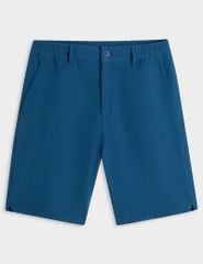 Quần short gió cạp âu túi khóa xẻ gấu