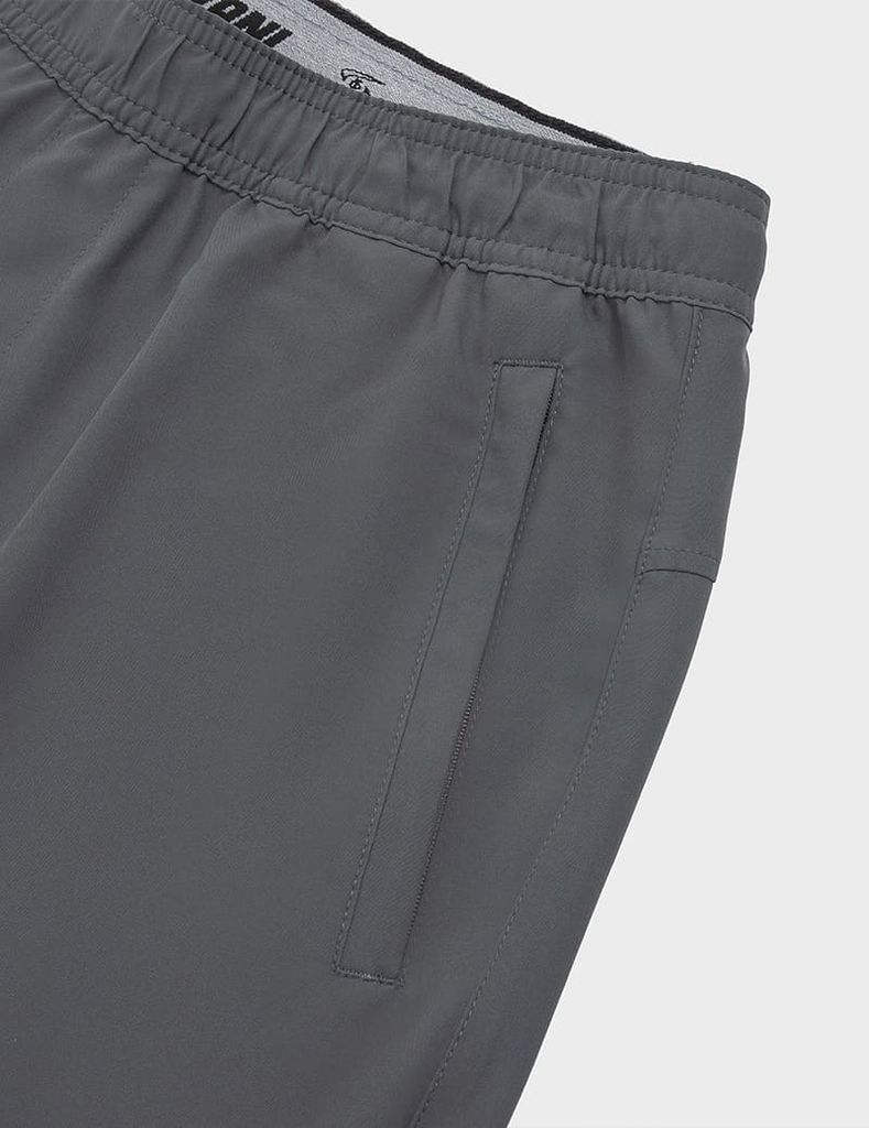 Quần short gió nam cạp chun phối chun dệt bên trong