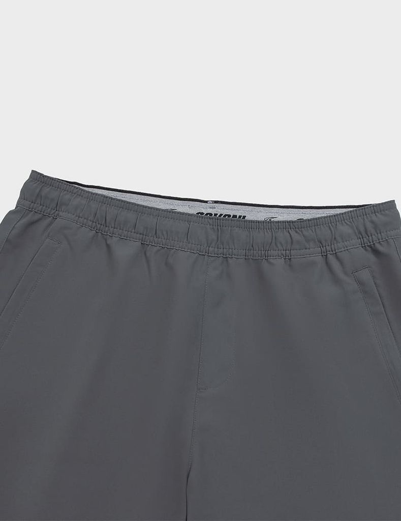 Quần short gió nam cạp chun phối chun dệt bên trong