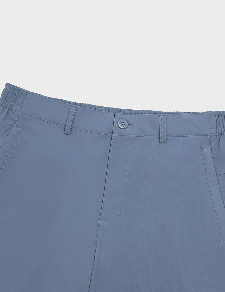 Quần short gió nam cạp âu phối sọc bên sườn