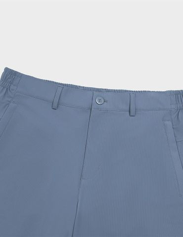 Quần short gió nam cạp âu phối sọc bên sườn