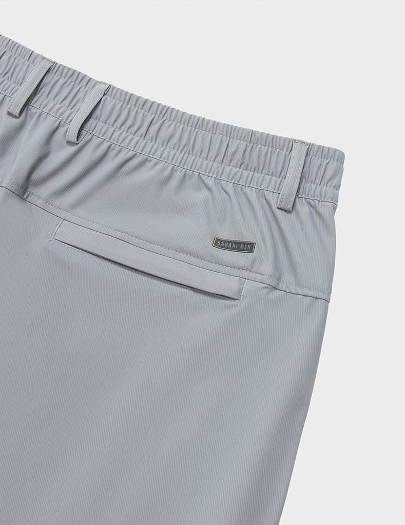 Quần short gió nam cạp âu phối sọc bên sườn