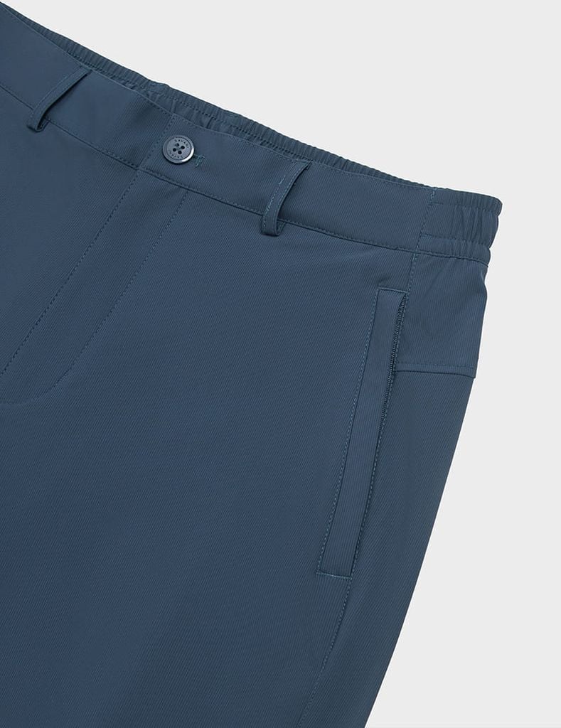 Quần short gió nam cạp âu phối sọc bên sườn