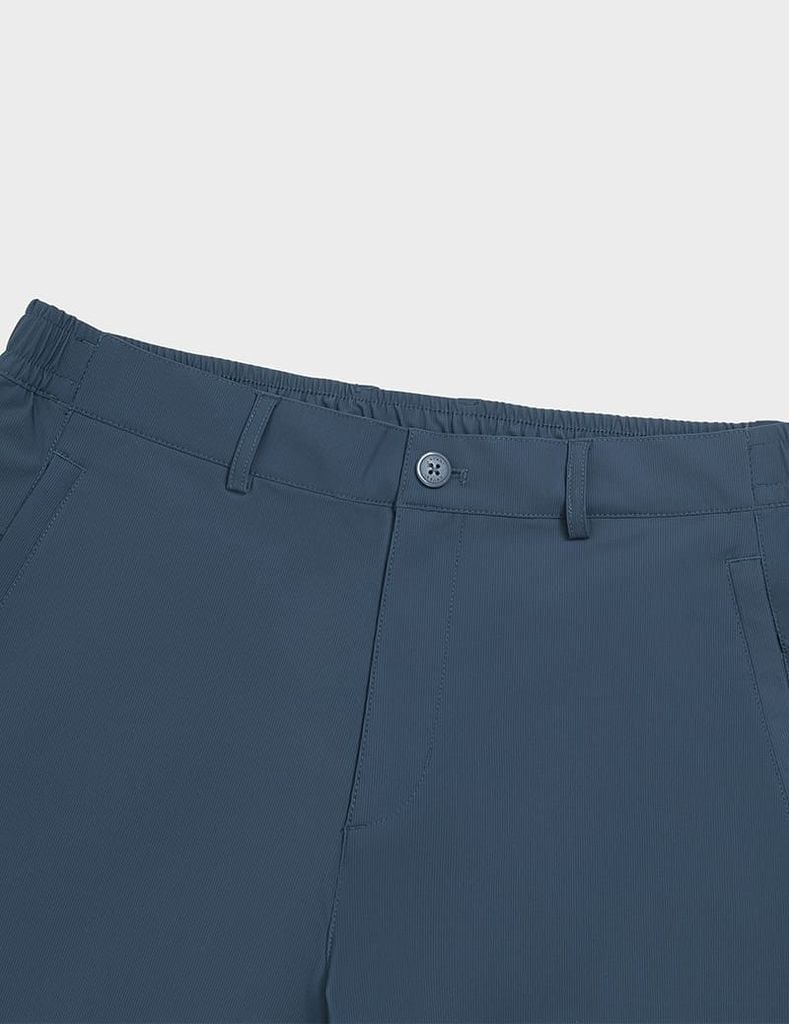 Quần short gió nam cạp âu phối sọc bên sườn